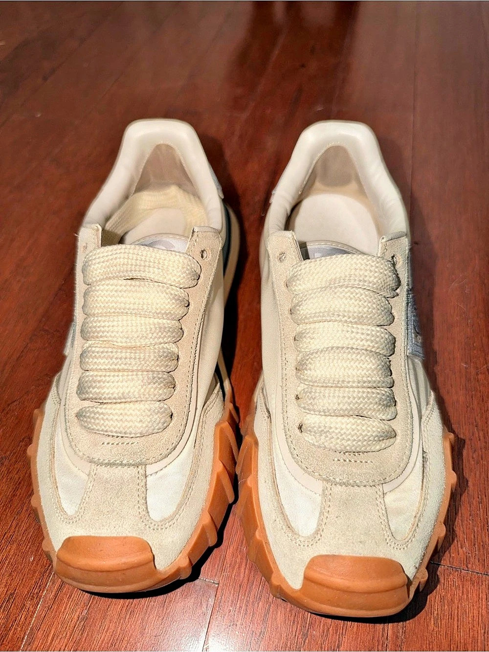 DG Cushion Nylon and Leather Low-Top Sneakers